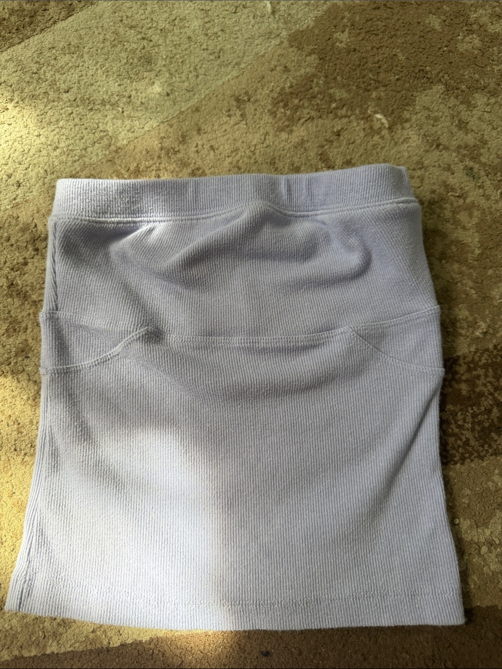 BDG Light Lavender Knit Mini Skirt